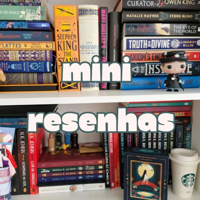 Mini resenhas 

Olha, tem tanto, mas tanto livro que eu leio que , por qualquer motivo, nunca vira conteúdo... 
Aí pensei que, talvez, a melhor forma de apresentá-los a vocês de uma forma leve seria nesse formato de mini resenhas.

Vcs curtem esse tipo de conteúdo?
Espero que sim, porque hoje trago para vocês rapidinhas sobre os seguintes livros :

📚Temporada de ossos, de Samantha Shannon 
📚Os Normaux - garoto encontra vampiro, de Janine Jansen
📚Estrelas da sorte, Nora Roberts
📚Olhos vazios, de Charlie Donlea
📚Contos de fadas, de Stephen king 
📚Silo, de Hugh Howey

Já leram alguns desses? Me contem!